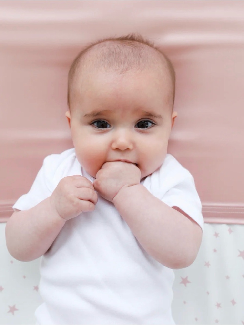 Silk Crib Sleeve - Pink